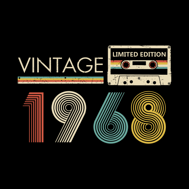 Vintage 1968 Limited Edition Cassette 55th Birthday by Kontjo