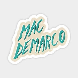 Mac DeMarco (2 Style Logo) Magnet