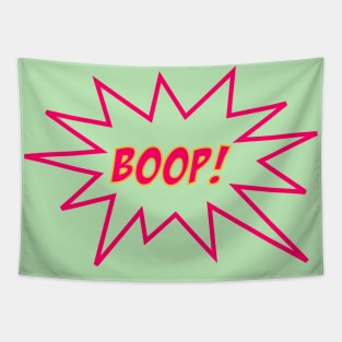 Boop in Comic Text Bubble Tapestry