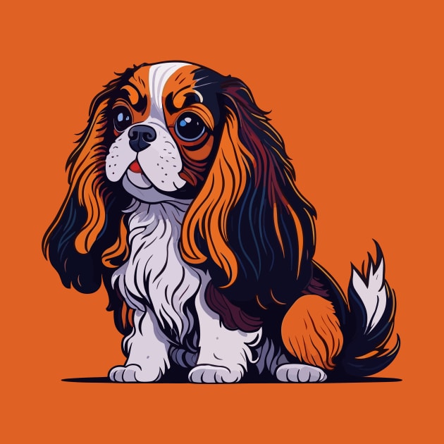 Cavalier King Charles Spaniel Portrait by SpriteGuy95