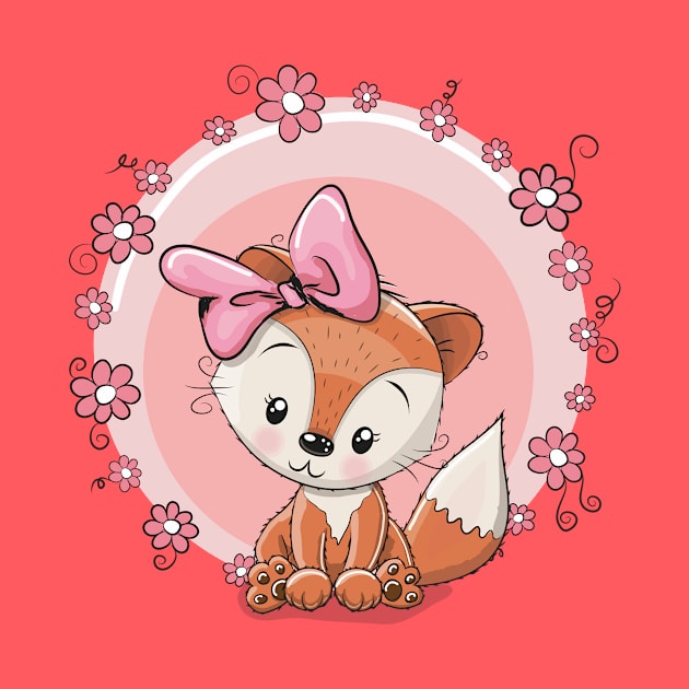 Cute Little Fox by JB's Design Store