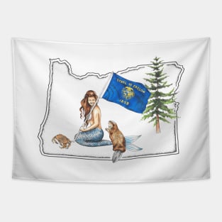 Oregon Mermaid Tapestry