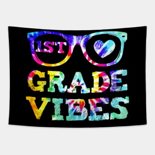 Back To School 1st Grade Vibes First Day Teacher Tapestry