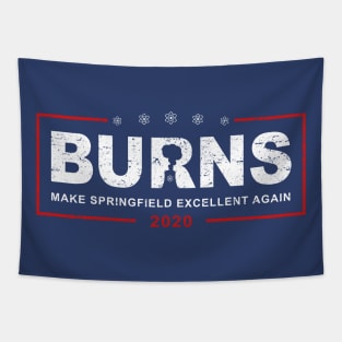 Burns 2020 - Make Springfield Excellent Again Tapestry