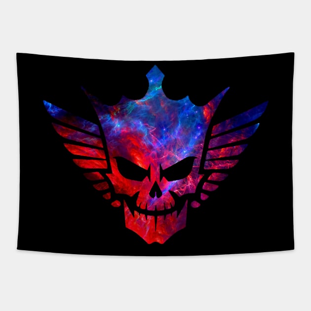 Skull OF Rhodes Tapestry by OddMotivate Wear