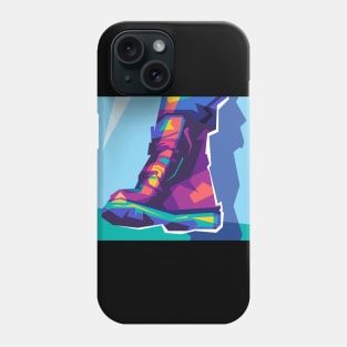 pop art men's shoes Phone Case