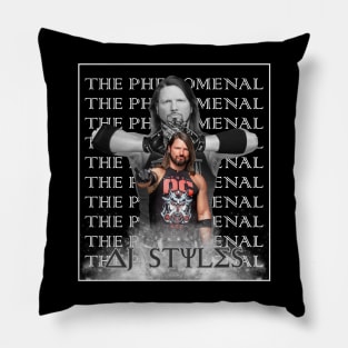 vintage AJ Styles Pillow