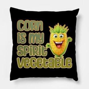 Corn is My Spirit Vegetable Pillow