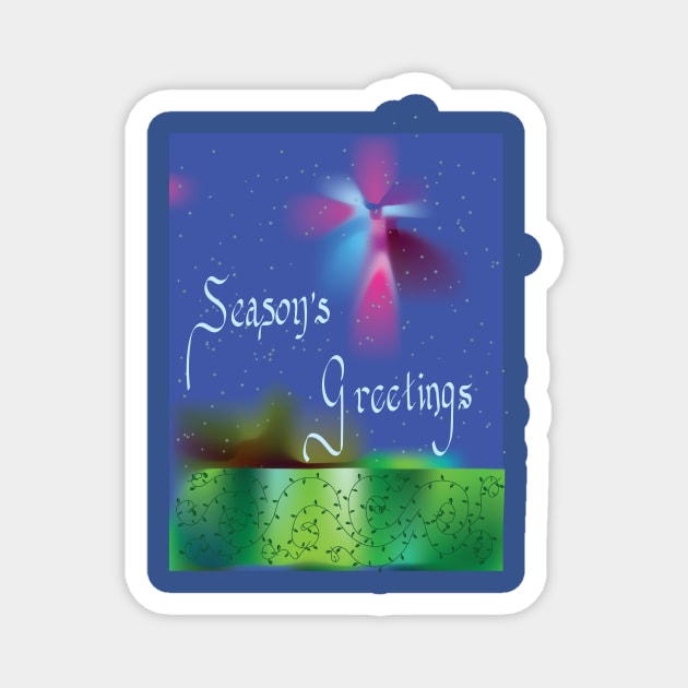 Season's Greetings Magnet by Barschall