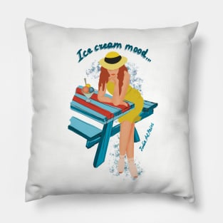 Ice cream mood Pillow