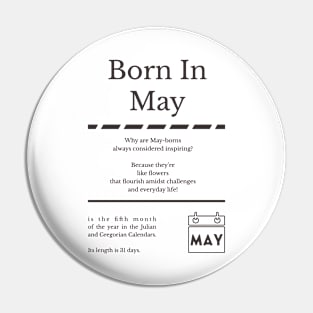 Born in May Pin