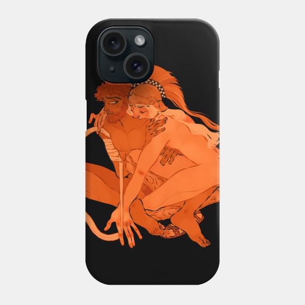 Achilles and Patroclus Phone Case by FabioMancini