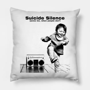 Suicide Silence Saves Me // pencil sketch Pillow