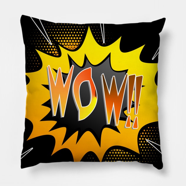 wow, funny Pillow by bakry