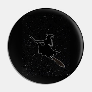 The Flying Witch Pin