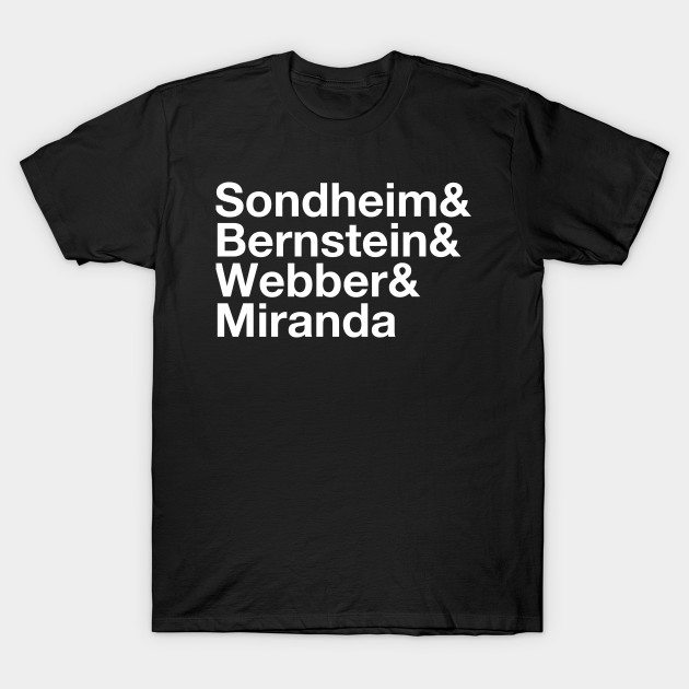Sondheim Bernstein Webber Miranda Broadway Musical Composers