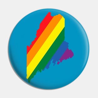 Maine state LGBT Pride Pin