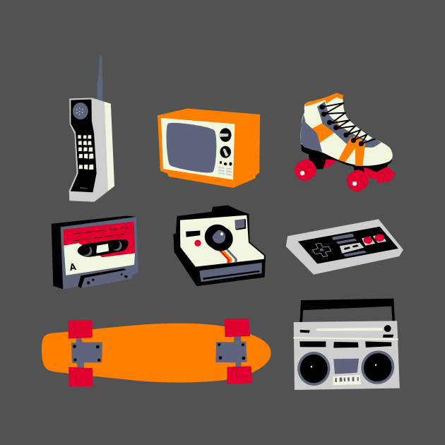 80s Items by TheVectorMonkeys