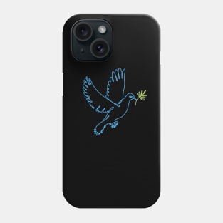 Dove with olive branch Phone Case