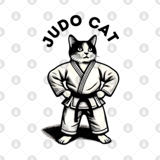 Judo Cat by Desert Owl Designs