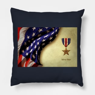 Silver Star Pillow