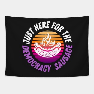 Democracy sausage design Tapestry