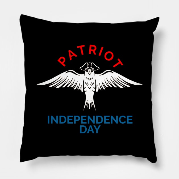 Patriot Independence Day Pillow by 29Butterfly_Studio