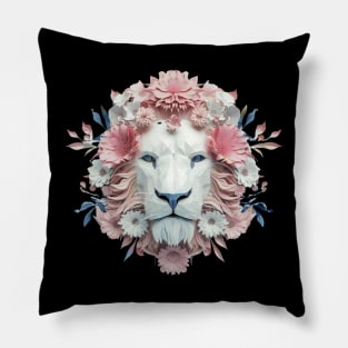 Floral Lion Pillow