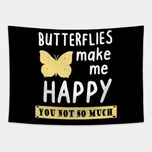 Butterflies Happy Summer Spring Flower Tapestry