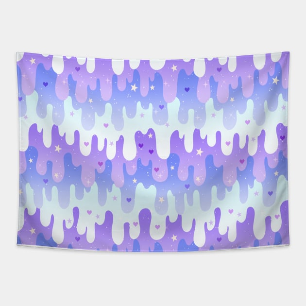 Cool Pastel Slime Tapestry by Spookish Delight