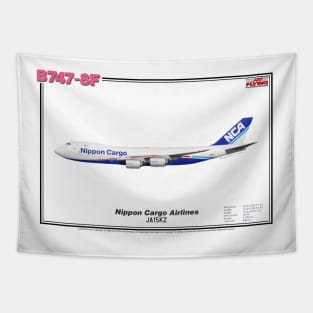 Boeing B747-8F - Nippon Cargo Airlines (Art Print) Tapestry