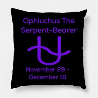 Ophiuchus The Sepent-Bearer, Zodiac Pillow