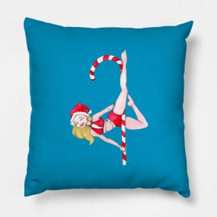 Mrs Claus pole dancing Pillow