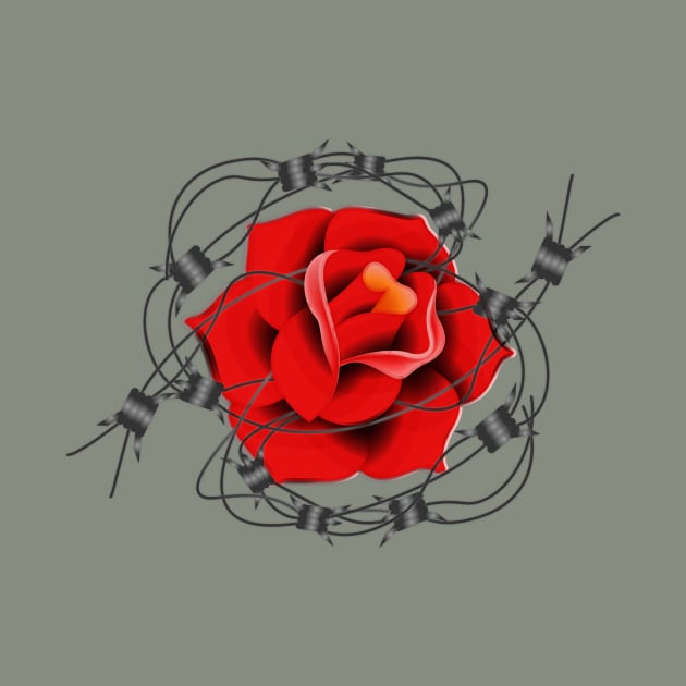 Tangled Rose by HelenDesigns