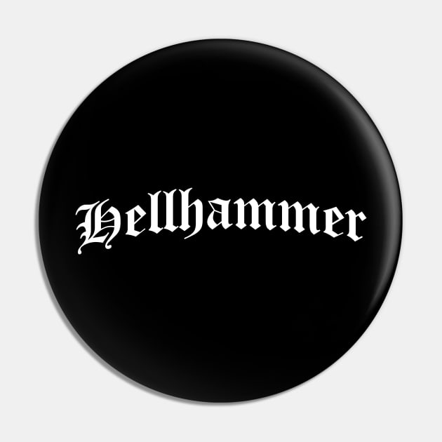 Hellhammer - Old English Pin by Summersg Randyx