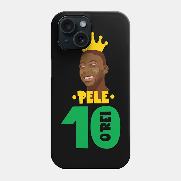 Pele - Famous footballers - R.I.P Pele Phone Case by Boogosh