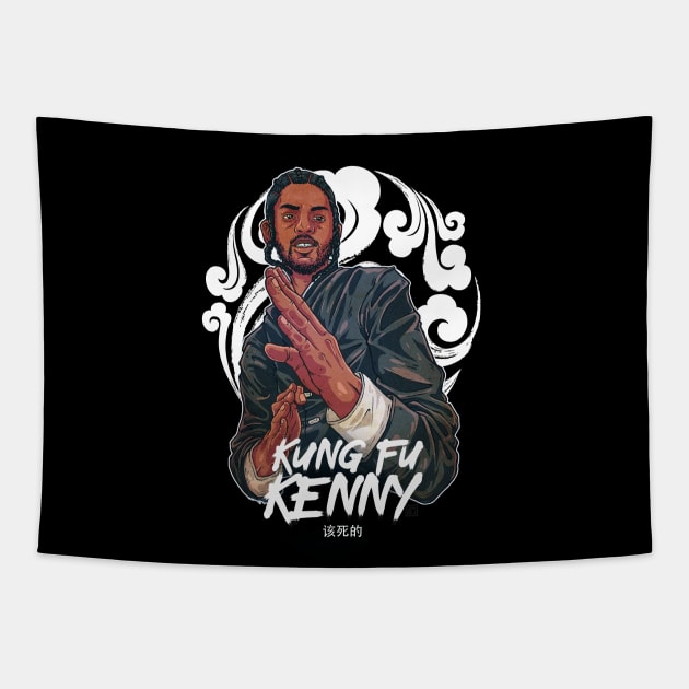 Kung Fu Kenny Tapestry by OhhEJ