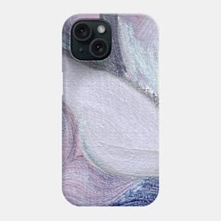 Blue Purple Violet Abstract Art Phone Case