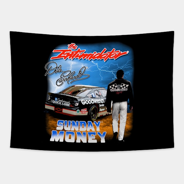 Dale Earnhardt Sunday Money Tapestry by stevenmsparks