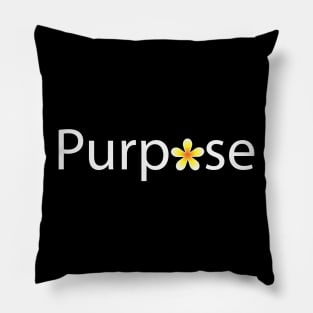 Purpose text design Pillow