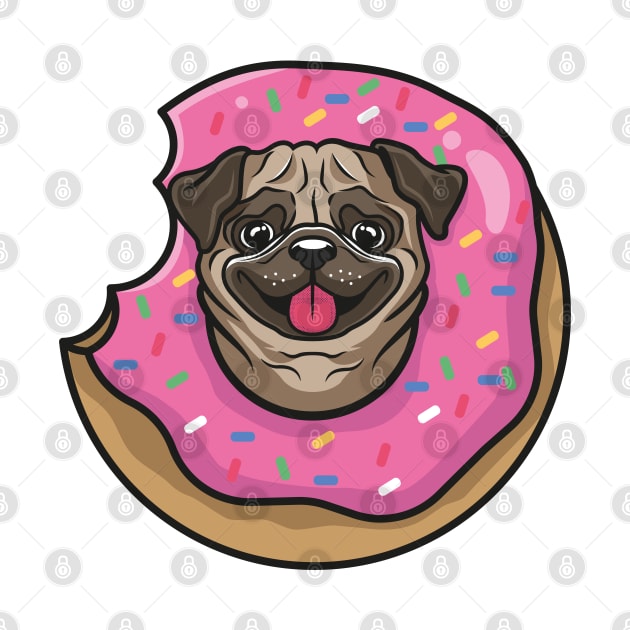 Pug donuts by redwane