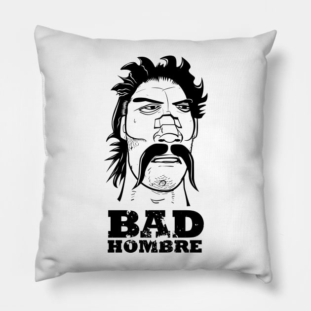 Bad Hombre Comic Pillow by atomguy