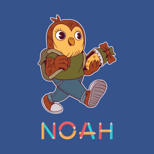 School Enrollment Owl Noah T-Shirt