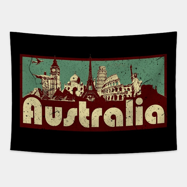 Australia Tapestry by SerenityByAlex