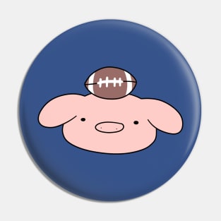 Football Face Pig Pin