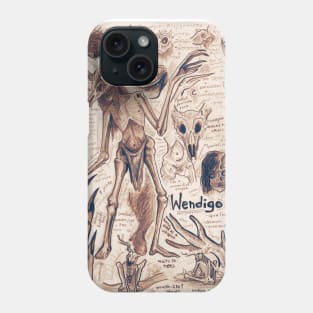 Wendigo Anatomy Study Phone Case