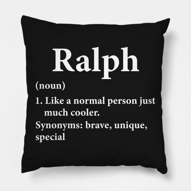 Ralph Name Definition Funny Personalized Pillow by HawaiPlus