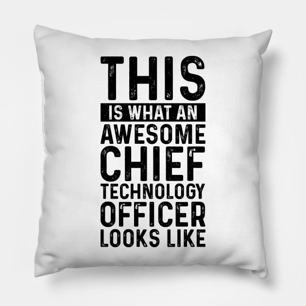 This Is What An Chief Technology Officer Looks Like Pillow by Saimarts