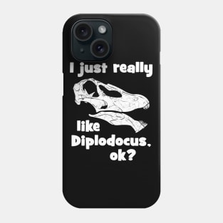 I just really like Diplodocus Phone Case