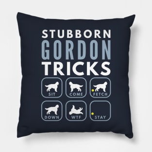 Stubborn Gordon Tricks - Dog Training Pillow